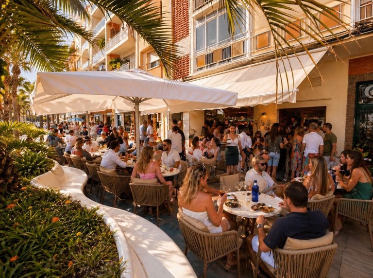 A fully operational hospitality venue in a prime beachfront location on the Costa del Sol